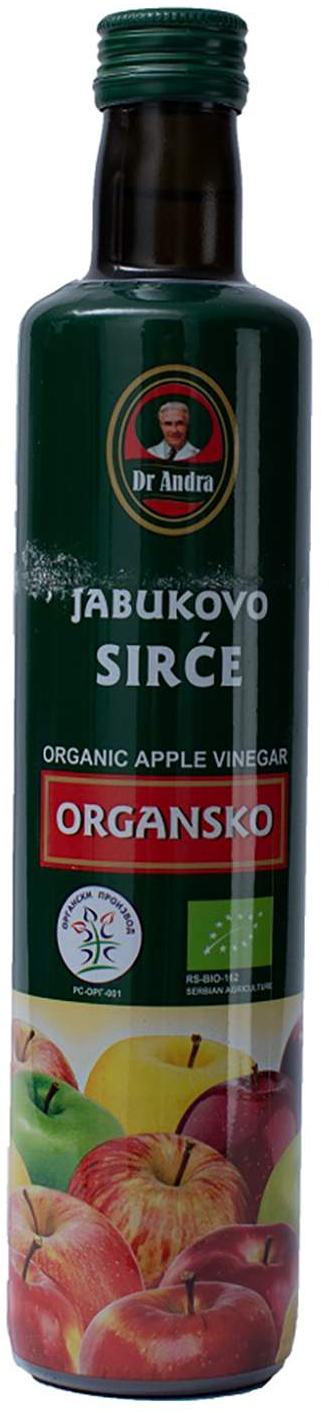 SIRĆE JABUKOVO ORG 500ML DR ANDRA-slika
