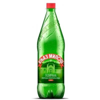 VODA KNJAZ MILOŠ 1L GAZIRANA PET-slika