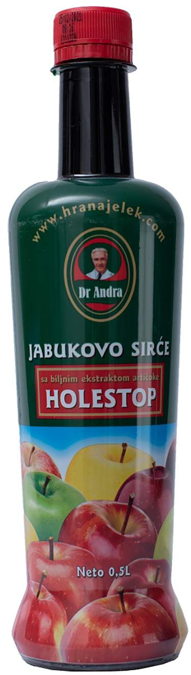 Jabukovo sirće DR ANDRA Holestop 500ml-slika