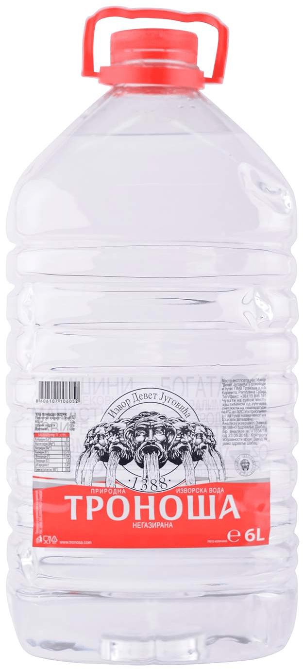 Negazirana voda TRONOŠA 6l-slika