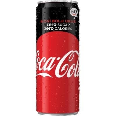 SOK COCA COLA 330ML ZERO LIMENKA-slika