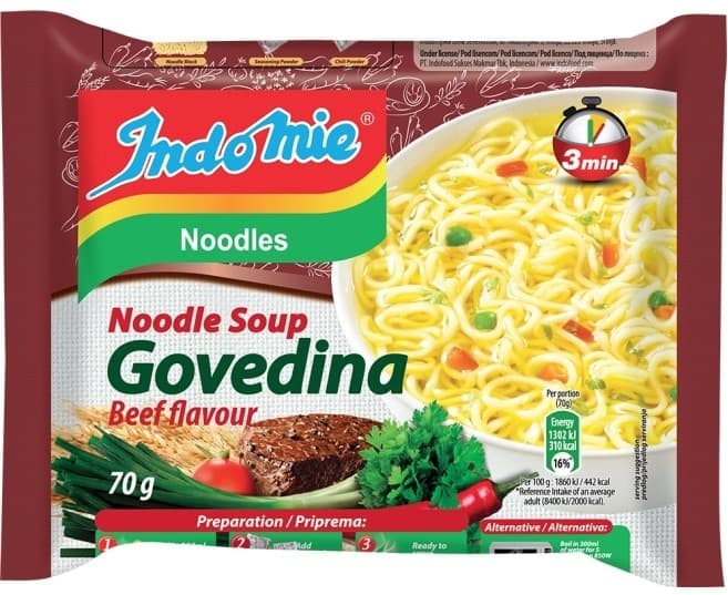 Nudle INDOMIE govedina 70g-slika