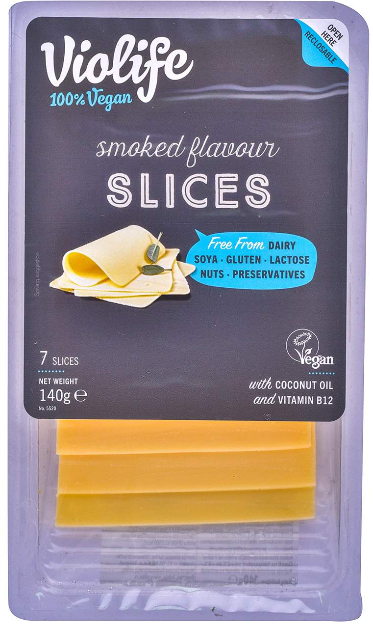Biljni dimljeni sir VIOLIFE slajs 140g-slika