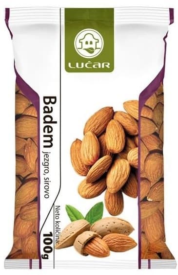 Badem LUČAR sirovi 100g-slika