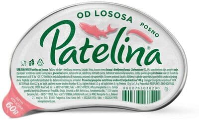 Pasteta losos Patelina 60g-slika