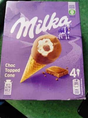 Sladoled Milka mult.kornet 4x100ml/280g-slika