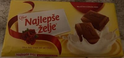 Cokolada mlecna Najlepse zelje Stark 90g-slika