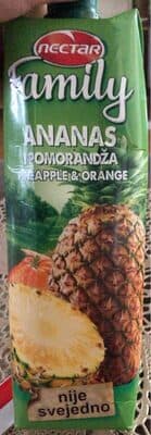 Sok ananas i pomorandza Family 50% 1L TP-slika