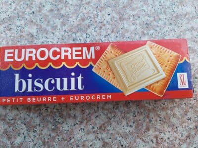 Keks Eurocrem bisk.mlec.blokom 125g-slika