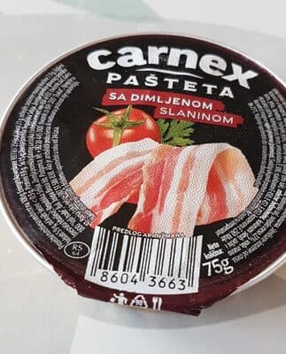 Pasteta sa dimljenom slaninom 75g-slika