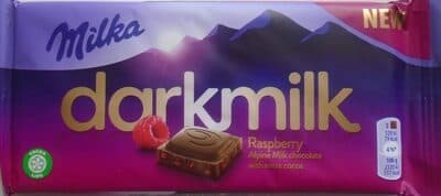 COKOLADA MILKA DARK RASPBERRY 85G-slika