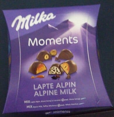 BOMBONJERA MILKA MOMENTS MIX 97G-slika
