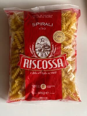 TESTENINA SPIRALI 500G RISCOSSA-slika