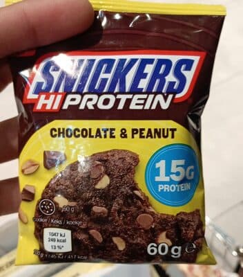 Keks SNICKERS Hi protein cookies chocolate & peanut 60g-slika