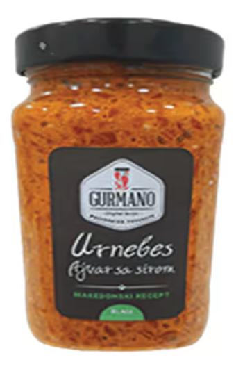 Urnebes GURMANO Ajvar sa sirom blagi 490g-slika