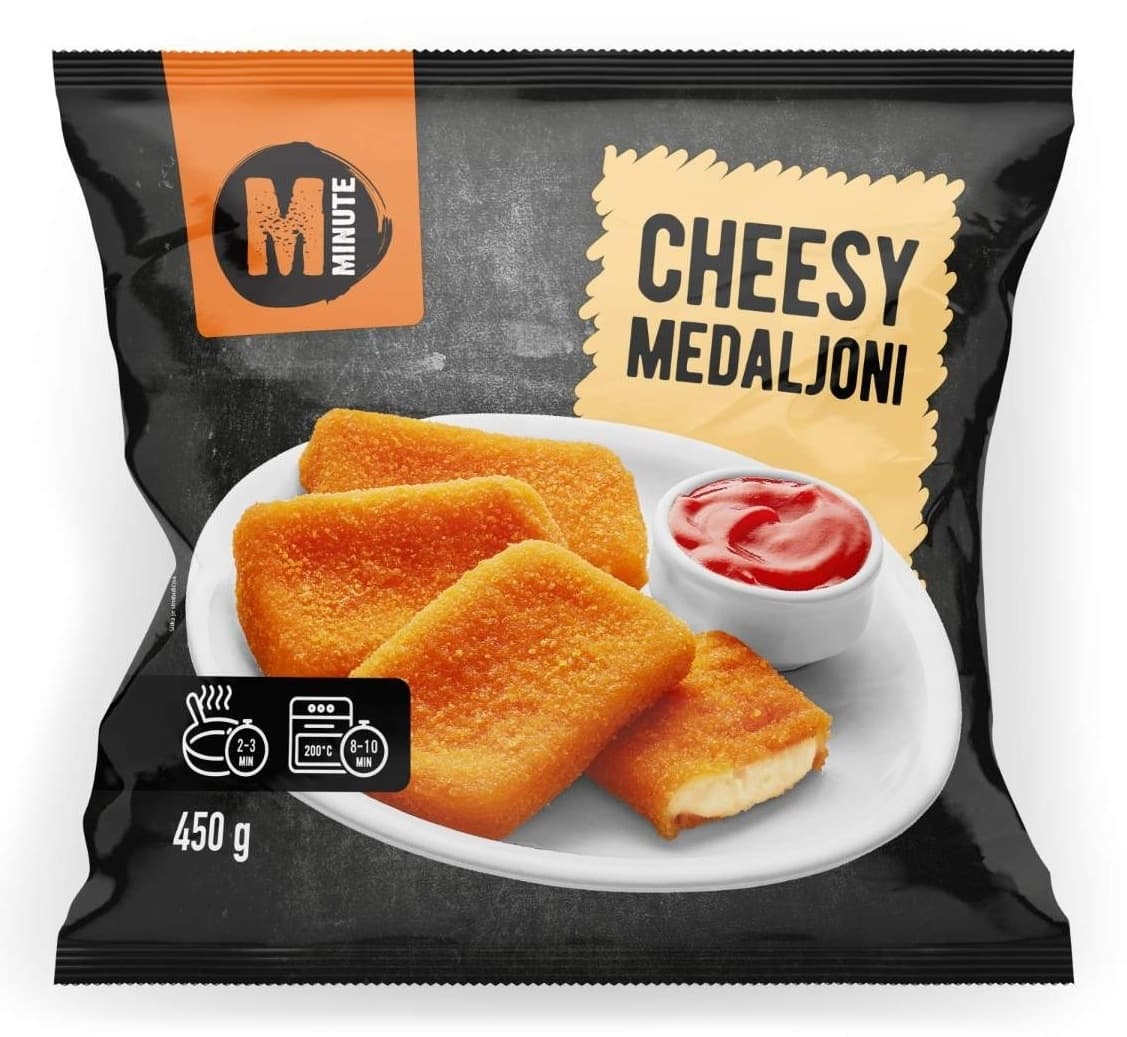 Smrznuti pohovani sir MINUTE 450g-slika