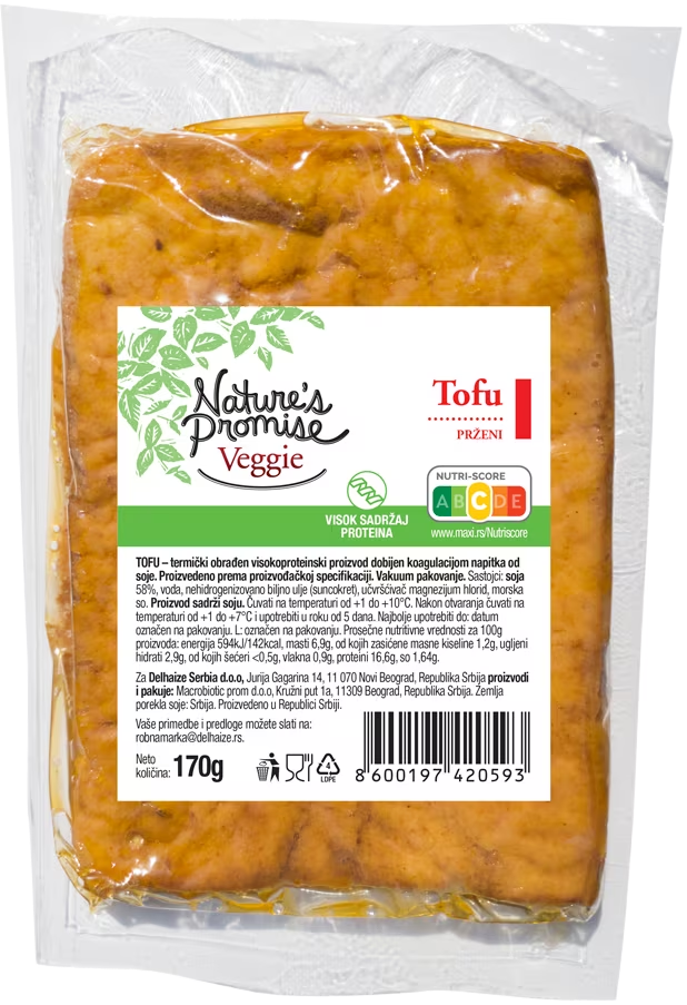 Nature's Promise prženi tofu sir 170g-slika