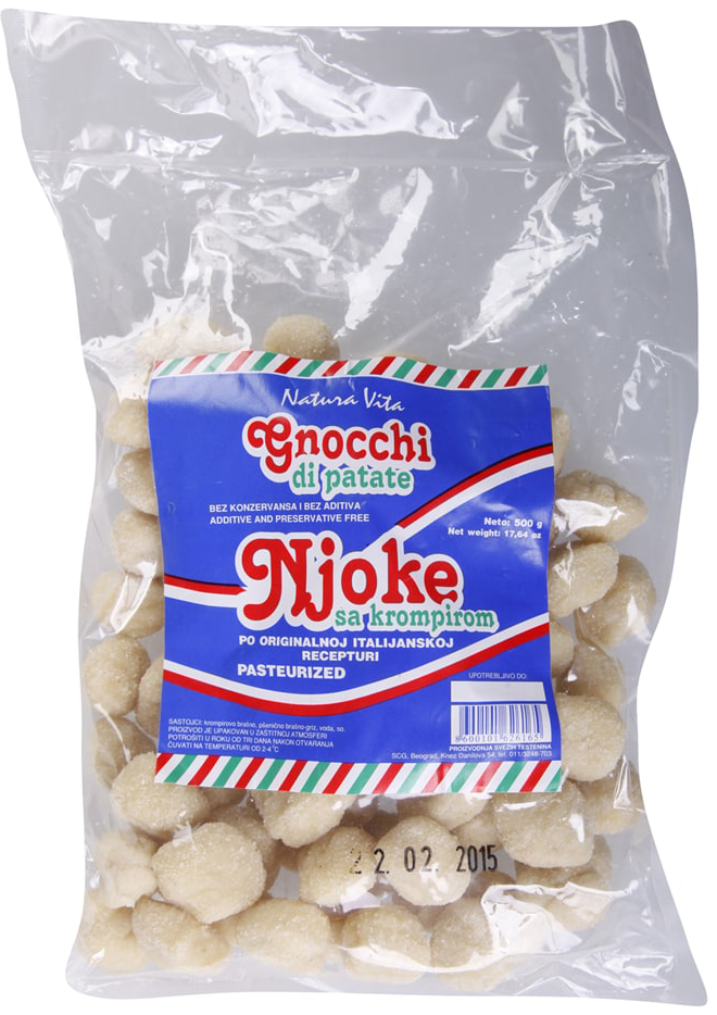 Njoke sa krompirom NATURA VITA 500g-slika
