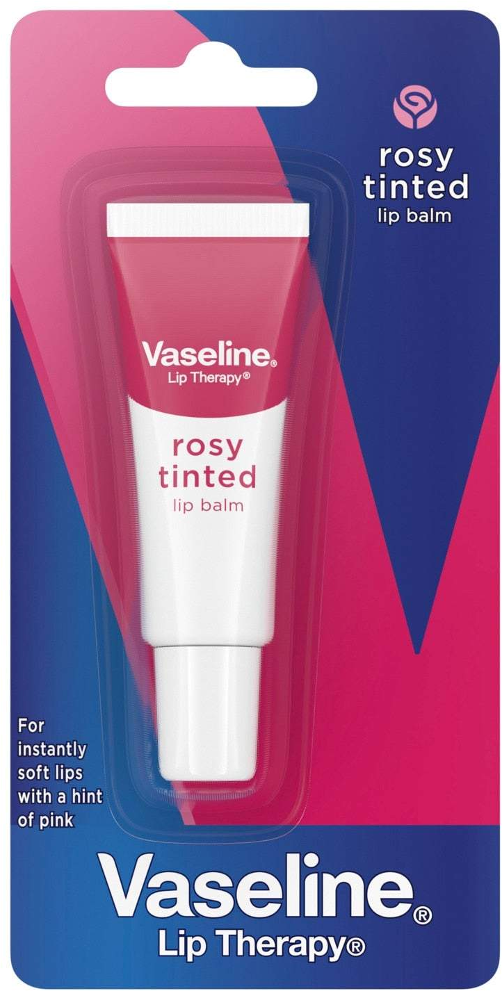 VASELINE rosy tinted balzam za usne tuba 10g-slika