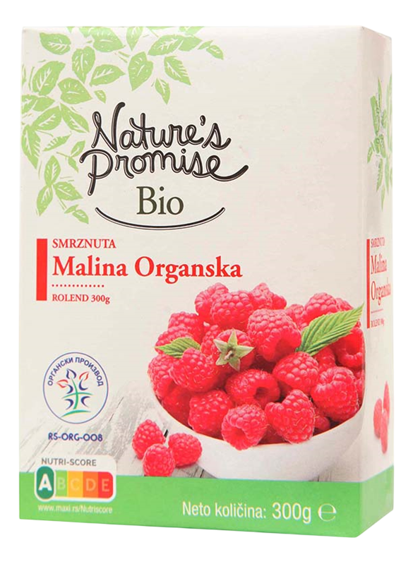 NATURE'S PROMISE Bio malina 300g-slika