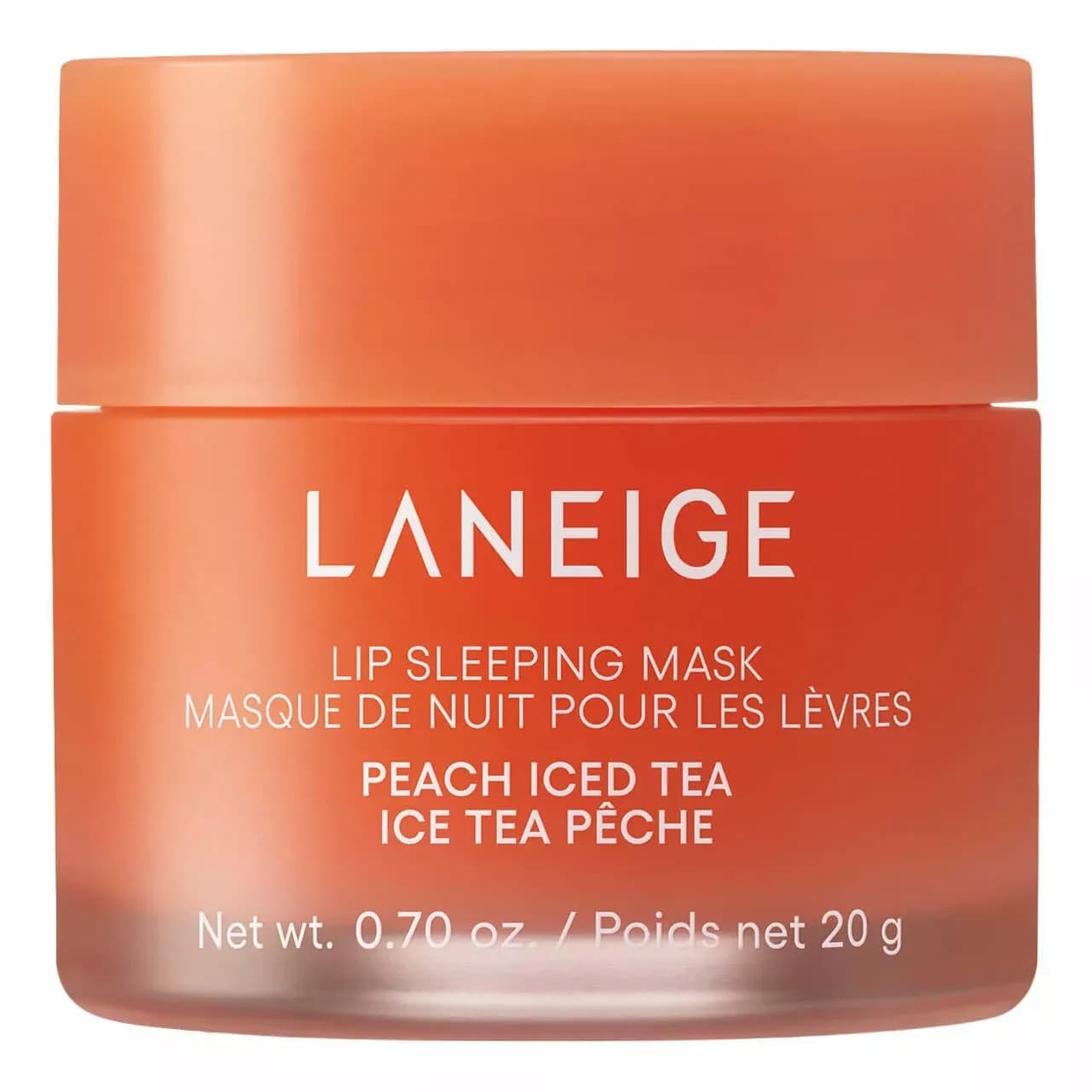 LANEIGE Peach iced tea noćna maska za usne 20g-slika