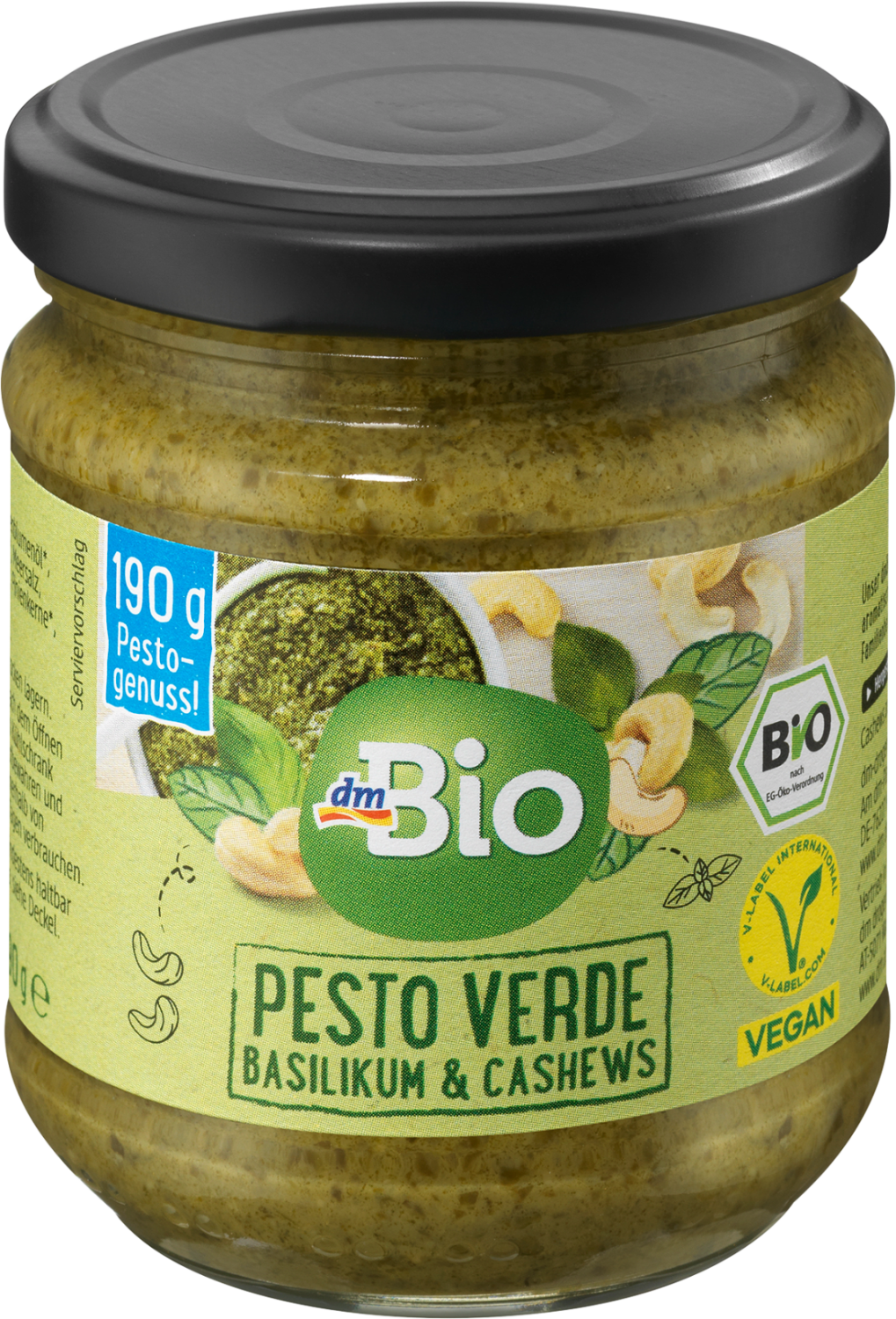 Pesto sos DM BIO Verde 190g-slika