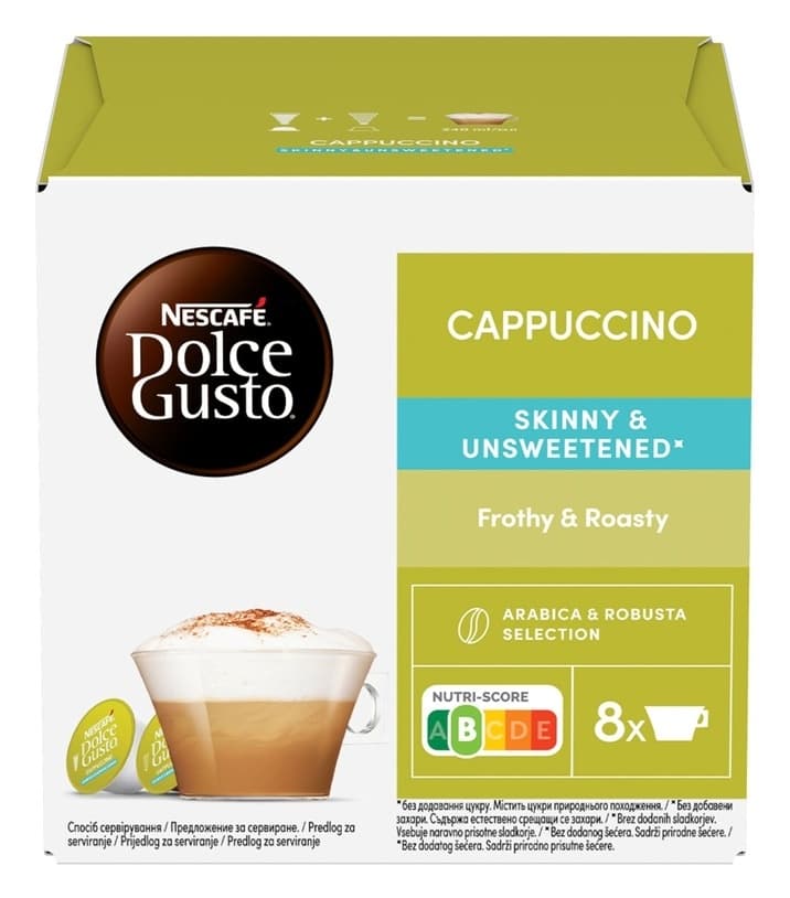 Kapsule NESCAFE Dolce Gusto cappuccino Skinny 161,6g-slika