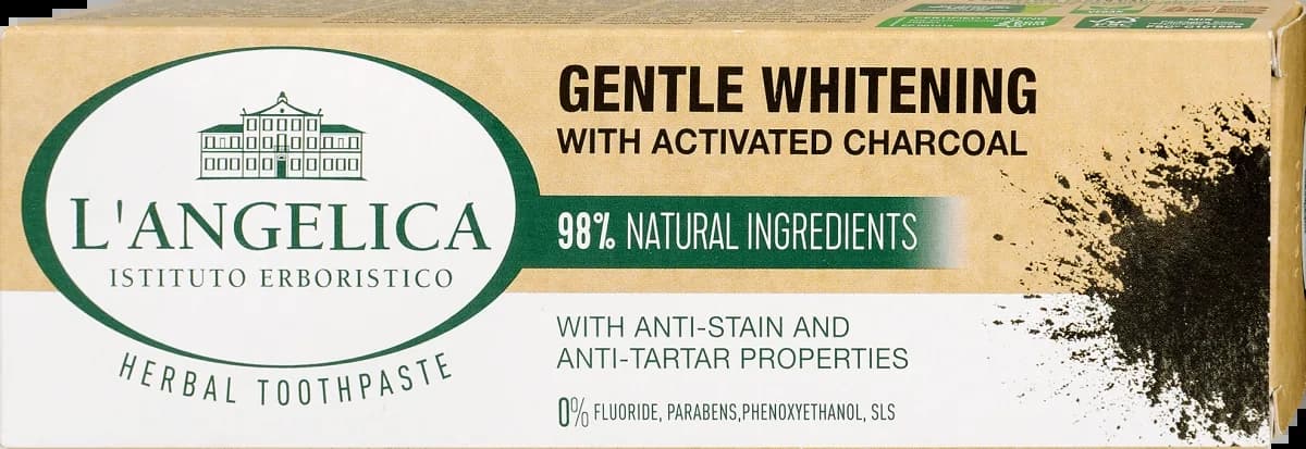 Pasta za zube L'Angelica W.Charcoal 75ml-slika