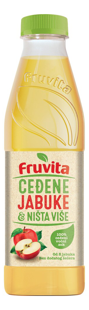 Voćni sok FRUVITA jabuka i ništa više 750ml-slika