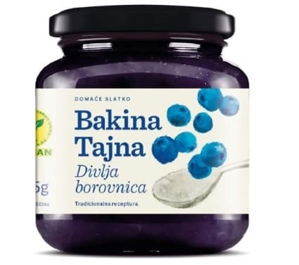Slatko borovnice domace Bakina tajna375g-slika