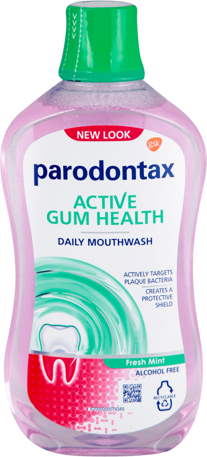 Tečnost za ispiranje usta PARODONTAX active gum health 500ml-slika