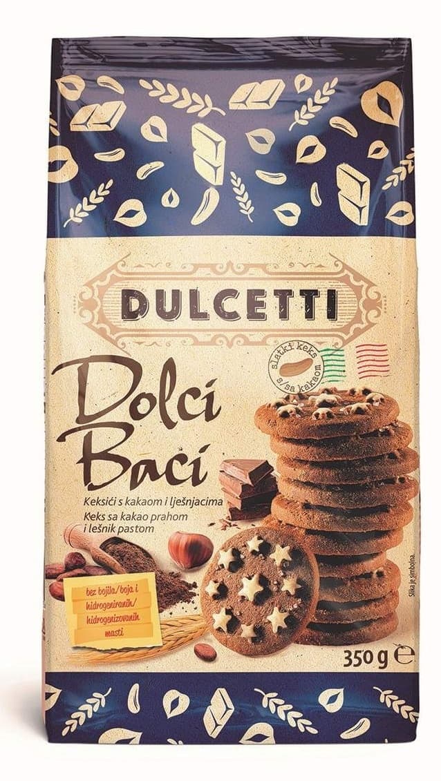 KEKS DOLCI BACI 350G DULCETTI-slika