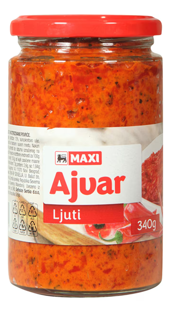 Ajvar MAXI ljuti 340g-slika