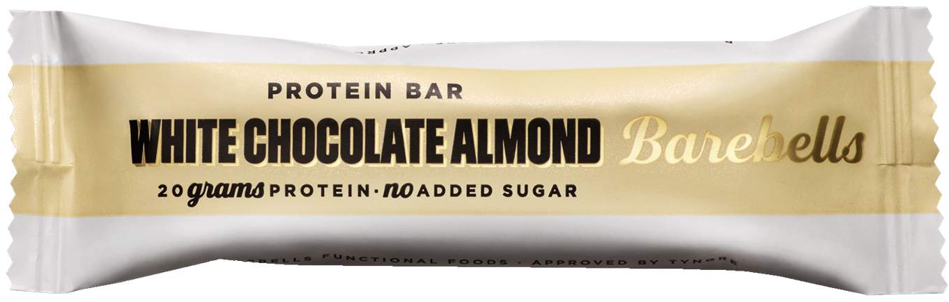 BAREBELLS proteinski bar bela čokolada badem 55g-slika
