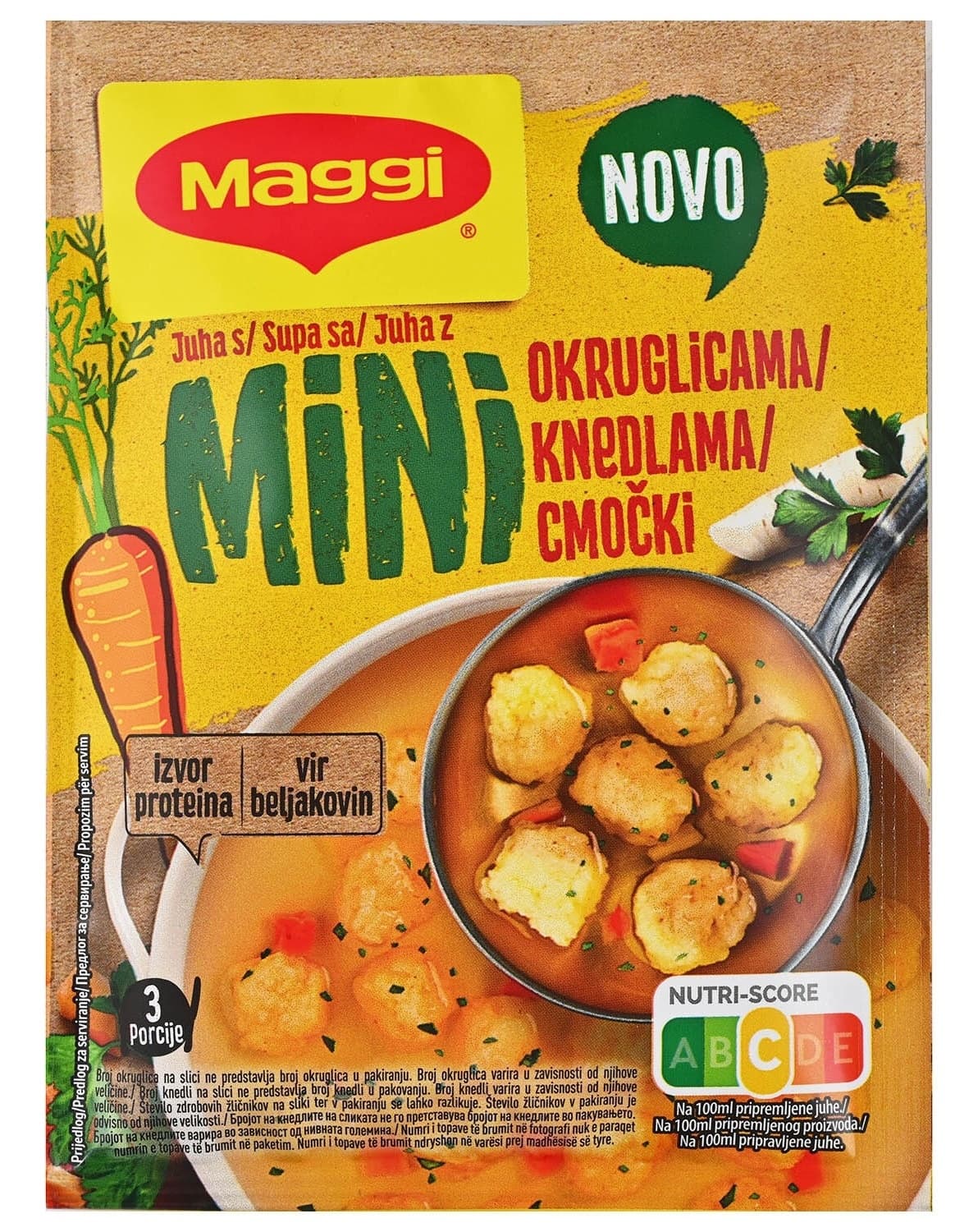 Supa MAGGI sa mini griz knedlama 34g-slika