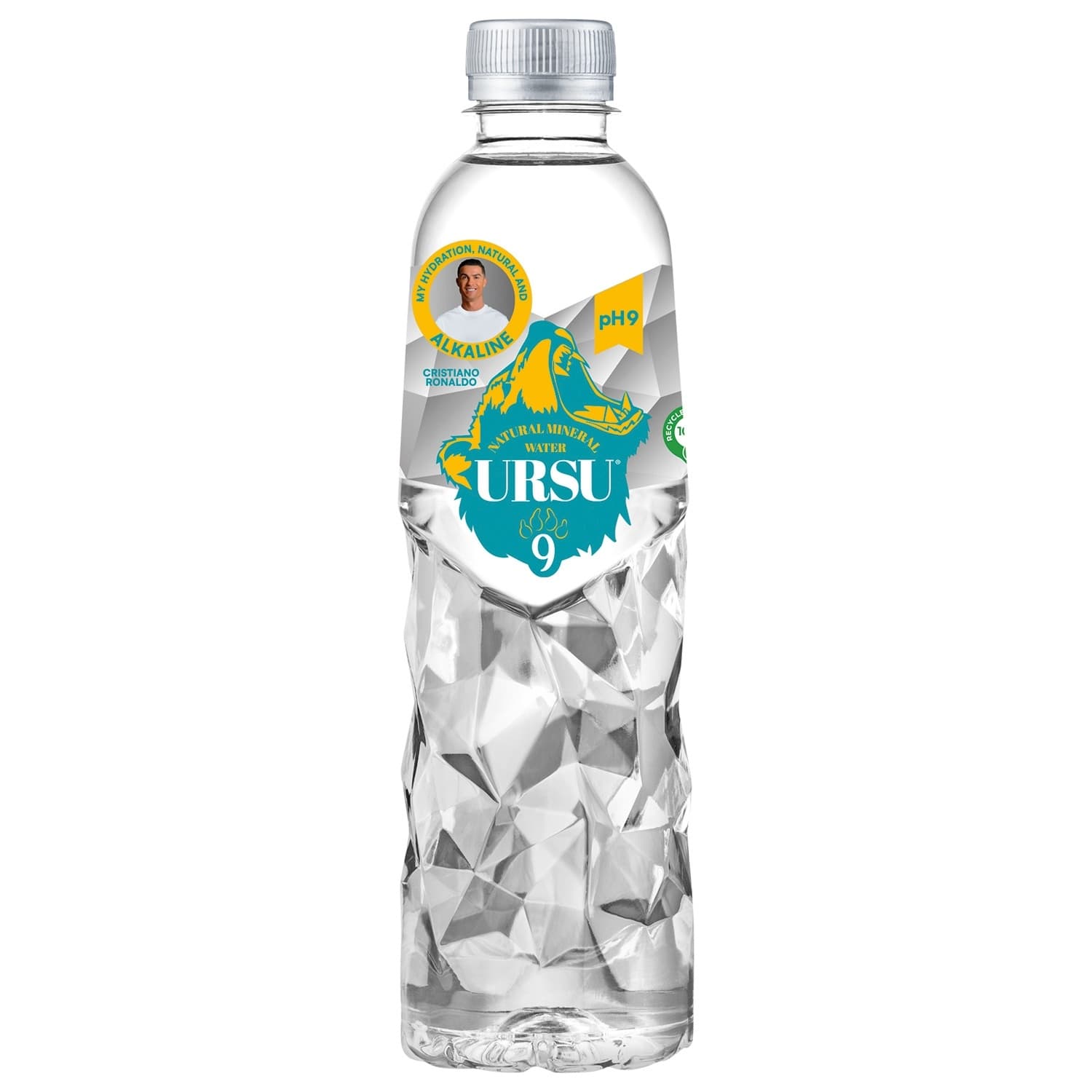 Negazirana voda CRISTIANO RONALDO URSU9 alkalna 500ml-slika