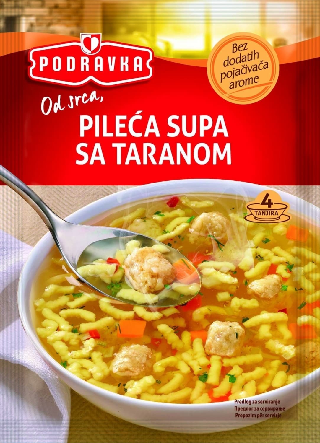 Supa PODRAVKA pileća sa taranom 65g-slika