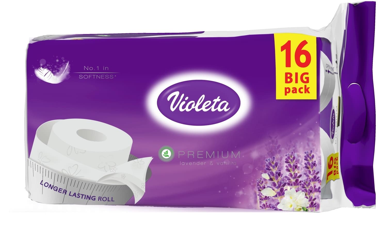 Toalet papir VIOLETA premium lavanda 16kom-slika