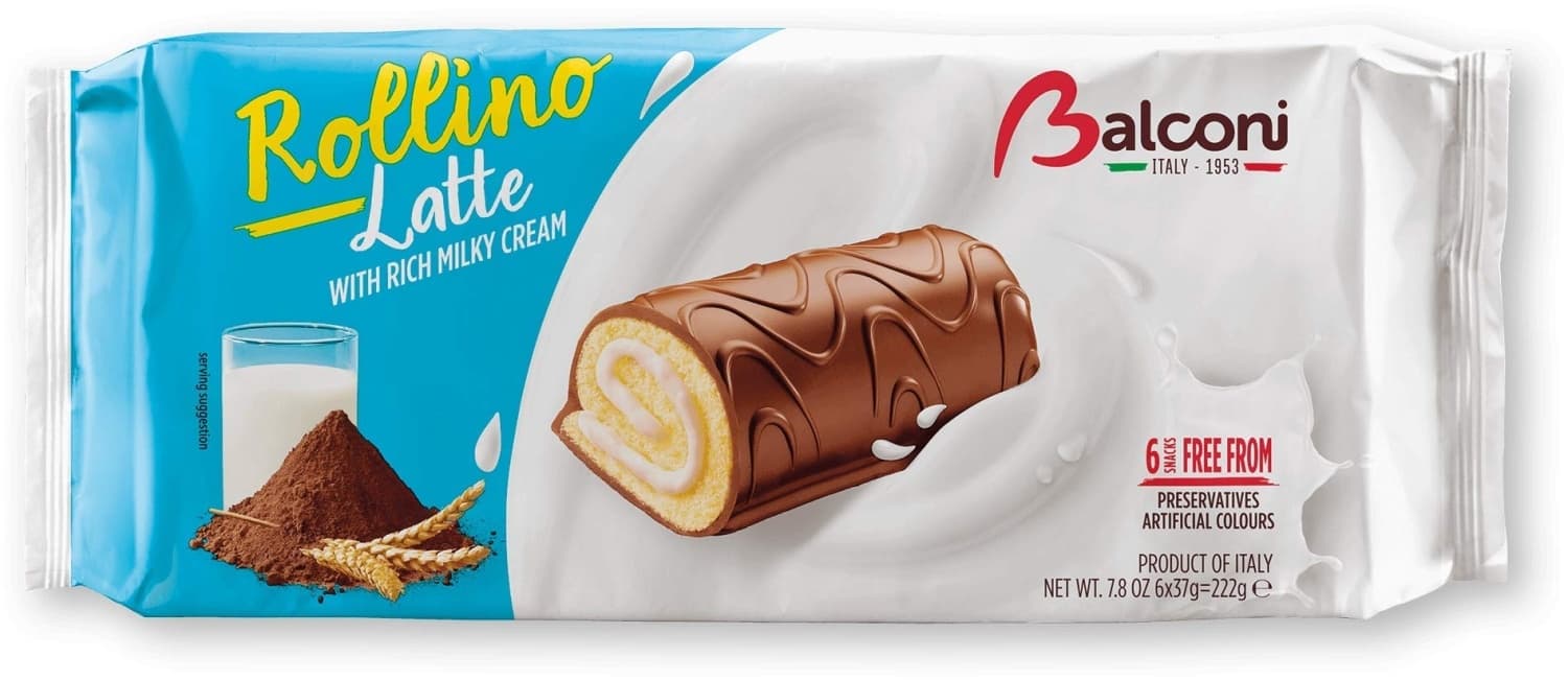 031308 Balconi Rollino rolat mleko 222g-slika