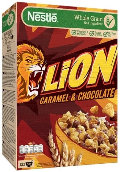 Pahuljice NESTLE Lion karamela i čokolada 400g-slika