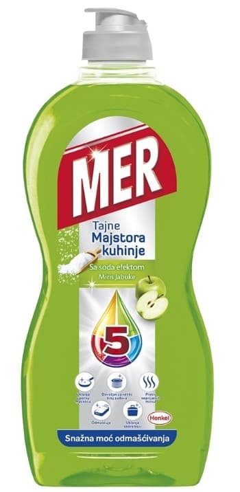 Det.za ruc.pranje sudova Mer jab.450ml-slika