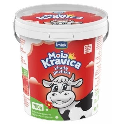 Kisela pavlaka 20%mm Moja kravica700g-slika