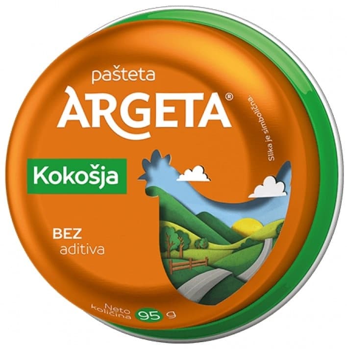 Pašteta ARGETA kokošija 95g-slika