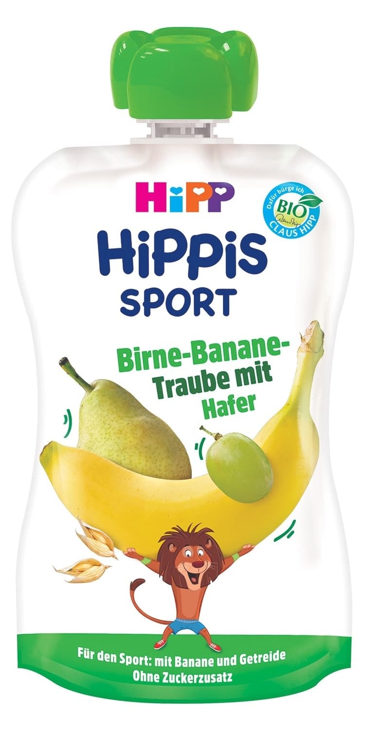 HIPP Hippis kašica kruška grožđe banana ovas 120g-slika