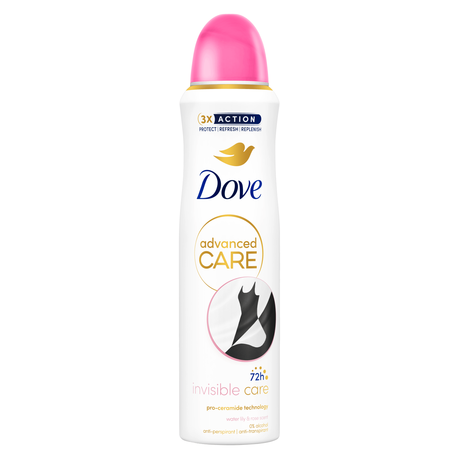Dezod.zenski Invisible care Dove 150ml-slika