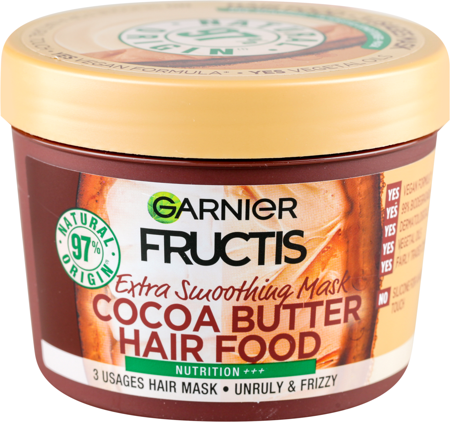 GARNIER Fructis hair food cocoa butter maska za kosu 390ml-slika