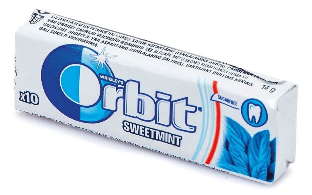 Žvake ORBIT Sweet mint 14g-slika