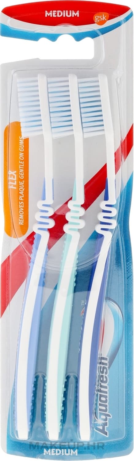 AQUAFRESH Flex četkica za zube 3kom-slika