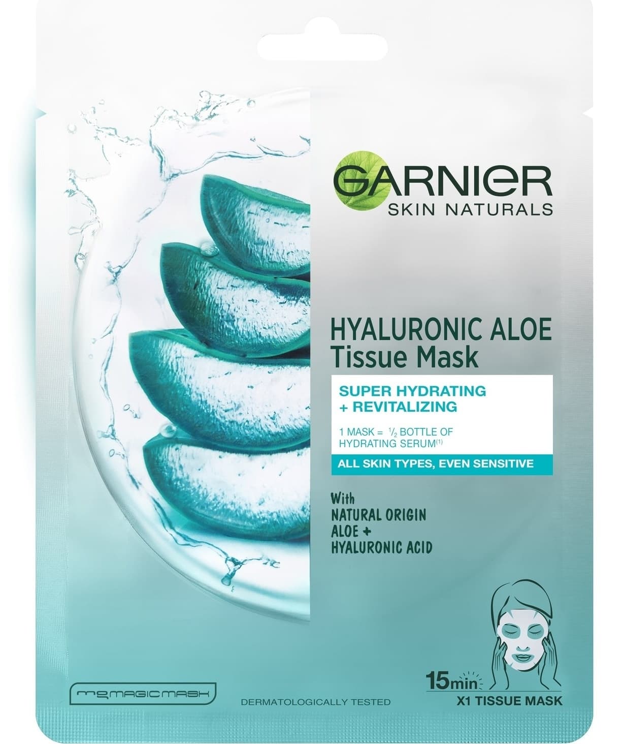 GARNIER maska za lice Hyaluronic Aloe 28g-slika