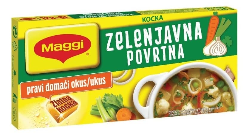 Supa MAGGI u kocki povrće 120g-slika